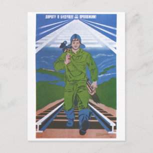 USSR CCCP Propaganda-Posters uit de Koude Oorlog S Briefkaart