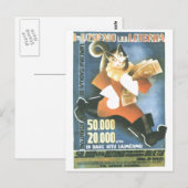 USSR CCCP Propaganda-Posters uit de Koude Oorlog S Briefkaart (Voorkant / Achterkant)