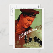 USSR CCCP Propaganda-Posters uit de Koude Oorlog S Briefkaart (Voorkant / Achterkant)