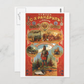 USSR CCCP Propaganda-Posters uit de Koude Oorlog S Briefkaart (Voorkant / Achterkant)