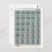 USSR CCCP Propaganda-Posters uit de Koude Oorlog S Briefkaart (Voorkant / Achterkant)