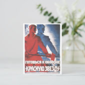 USSR CCCP Propaganda-Posters uit de Koude Oorlog S Briefkaart (Staand voorkant)