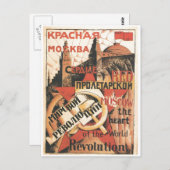 USSR CCCP Propaganda-Posters uit de Koude Oorlog S Briefkaart (Voorkant / Achterkant)