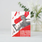 USSR CCCP Propaganda-Posters uit de Koude Oorlog S Briefkaart (Staand voorkant)