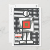 USSR CCCP Propaganda-Posters uit de Koude Oorlog S Briefkaart (Voorkant / Achterkant)