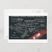 USSR CCCP Propaganda-Posters uit de Koude Oorlog S Briefkaart (Voorkant / Achterkant)