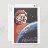 USSR CCCP Propaganda-Posters uit de Koude Oorlog S Briefkaart (Voorkant / Achterkant)