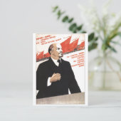 USSR CCCP Propaganda-Posters uit de Koude Oorlog S Briefkaart (Staand voorkant)