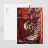 USSR CCCP Propaganda-Posters uit de Koude Oorlog S Briefkaart (Voorkant / Achterkant)