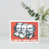 USSR CCCP Propaganda-Posters uit de Koude Oorlog S Briefkaart (Staand voorkant)