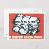 USSR CCCP Propaganda-Posters uit de Koude Oorlog S Briefkaart (Voorkant / Achterkant)