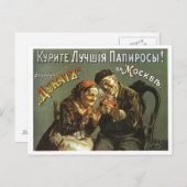 USSR CCCP Propaganda-Posters uit de Koude Oorlog S Briefkaart (Voorkant / Achterkant)