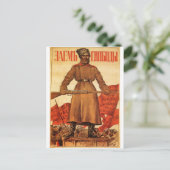 USSR CCCP Propaganda-Posters uit de Koude Oorlog S Briefkaart (Staand voorkant)