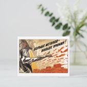 USSR CCCP Propaganda-Posters uit de Koude Oorlog S Briefkaart (Staand voorkant)