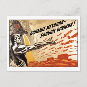 USSR CCCP Propaganda-Posters uit de Koude Oorlog S Briefkaart