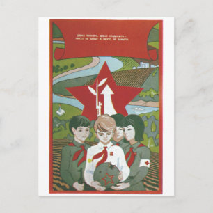 USSR CCCP Propaganda-Posters uit de Koude Oorlog S Briefkaart