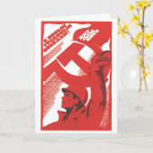 USSR CCCP Propaganda-Posters uit de Koude Oorlog S Kaart (Gele Bloem)