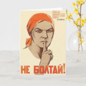 USSR CCCP Propaganda-Posters uit de Koude Oorlog S Kaart (Gele Bloem)