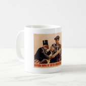 USSR CCCP Propaganda-Posters uit de Koude Oorlog S Koffiemok (Voorkant links)