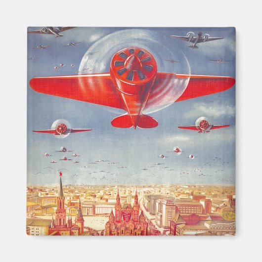 USSR CCCP Propaganda-Posters uit de Koude Oorlog S Magneet (Voorkant)