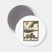 USSR CCCP Propaganda-Posters uit de Koude Oorlog S Magneet (Voorkant / Achterkant)