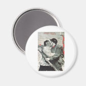 USSR CCCP Propaganda-Posters uit de Koude Oorlog S Magneet (Voorkant / Achterkant)