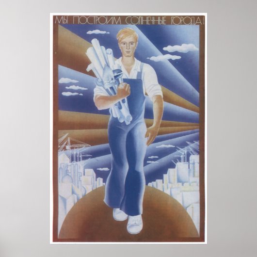 USSR CCCP Propaganda-Posters uit de Koude Oorlog S Poster (Voorkant)