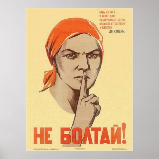 USSR CCCP Propaganda-Posters uit de Koude Oorlog S Poster (Voorkant)