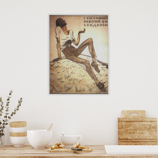 USSR CCCP Propaganda-Posters uit de Koude Oorlog S Poster (Keuken)