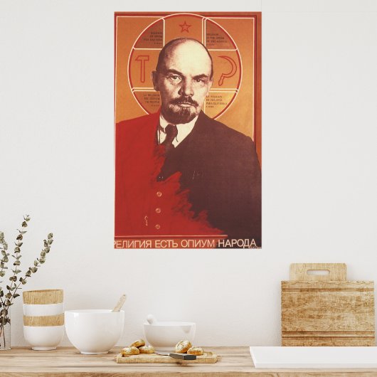 USSR CCCP Propaganda-Posters uit de Koude Oorlog S Poster (Keuken)