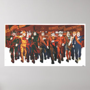 USSR CCCP Propaganda-Posters uit de Koude Oorlog S Poster