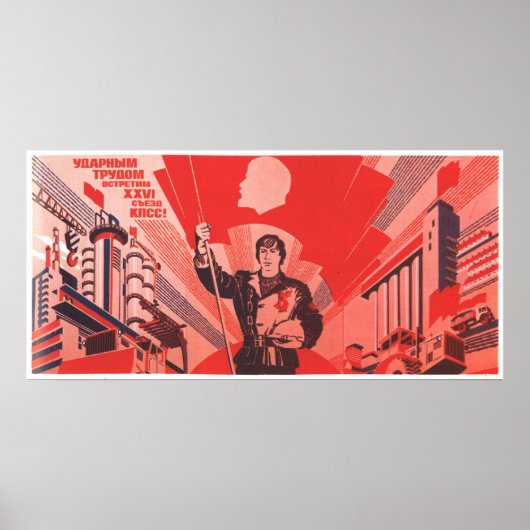 USSR CCCP Propaganda-Posters uit de Koude Oorlog S Poster (Voorkant)