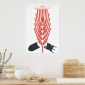 USSR CCCP Propaganda-Posters uit de Koude Oorlog S Poster (Keuken)