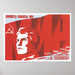 USSR CCCP Propaganda-Posters uit de Koude Oorlog S Poster