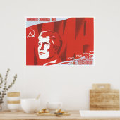 USSR CCCP Propaganda-Posters uit de Koude Oorlog S Poster (Keuken)