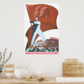 USSR CCCP Propaganda-Posters uit de Koude Oorlog S Poster (Keuken)