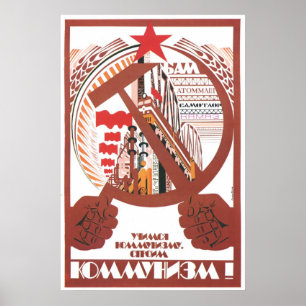 USSR CCCP Propaganda-Posters uit de Koude Oorlog S Poster