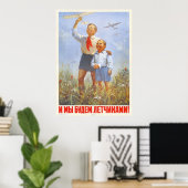USSR CCCP Propaganda-Posters uit de Koude Oorlog S Poster (Thuiskantoor)