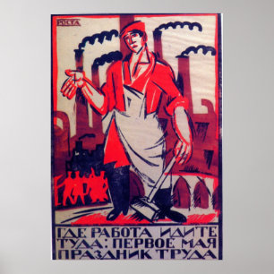 USSR CCCP Propaganda-Posters uit de Koude Oorlog S Poster