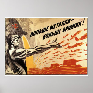 USSR CCCP Propaganda-Posters uit de Koude Oorlog S Poster