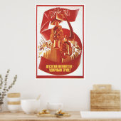 USSR CCCP Propaganda-Posters uit de Koude Oorlog S Poster (Keuken)