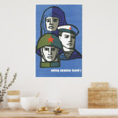 USSR CCCP Propaganda-Posters uit de Koude Oorlog S Poster (Keuken)