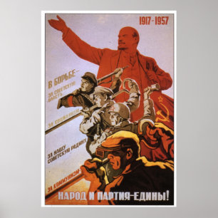 USSR CCCP Propaganda-Posters uit de Koude Oorlog S Poster