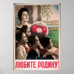 USSR CCCP Propaganda-Posters uit de Koude Oorlog S Poster