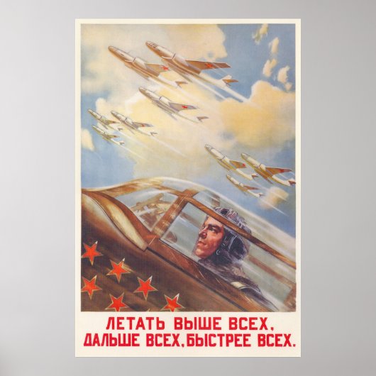 USSR CCCP Propaganda-Posters uit de Koude Oorlog S Poster (Voorkant)