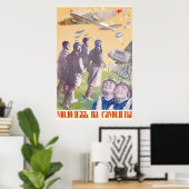 USSR CCCP Propaganda-Posters uit de Koude Oorlog S Poster (Thuiskantoor)
