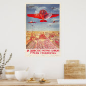 USSR CCCP Propaganda-Posters uit de Koude Oorlog S Poster (Keuken)