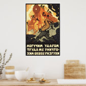 USSR CCCP Propaganda-Posters uit de Koude Oorlog S Poster (Keuken)