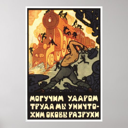 USSR CCCP Propaganda-Posters uit de Koude Oorlog S Poster (Voorkant)