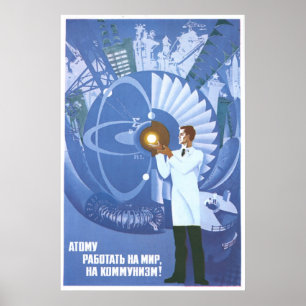 USSR CCCP Propaganda-Posters uit de Koude Oorlog S Poster
